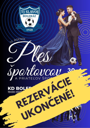 Rezervácie na ples ukončené